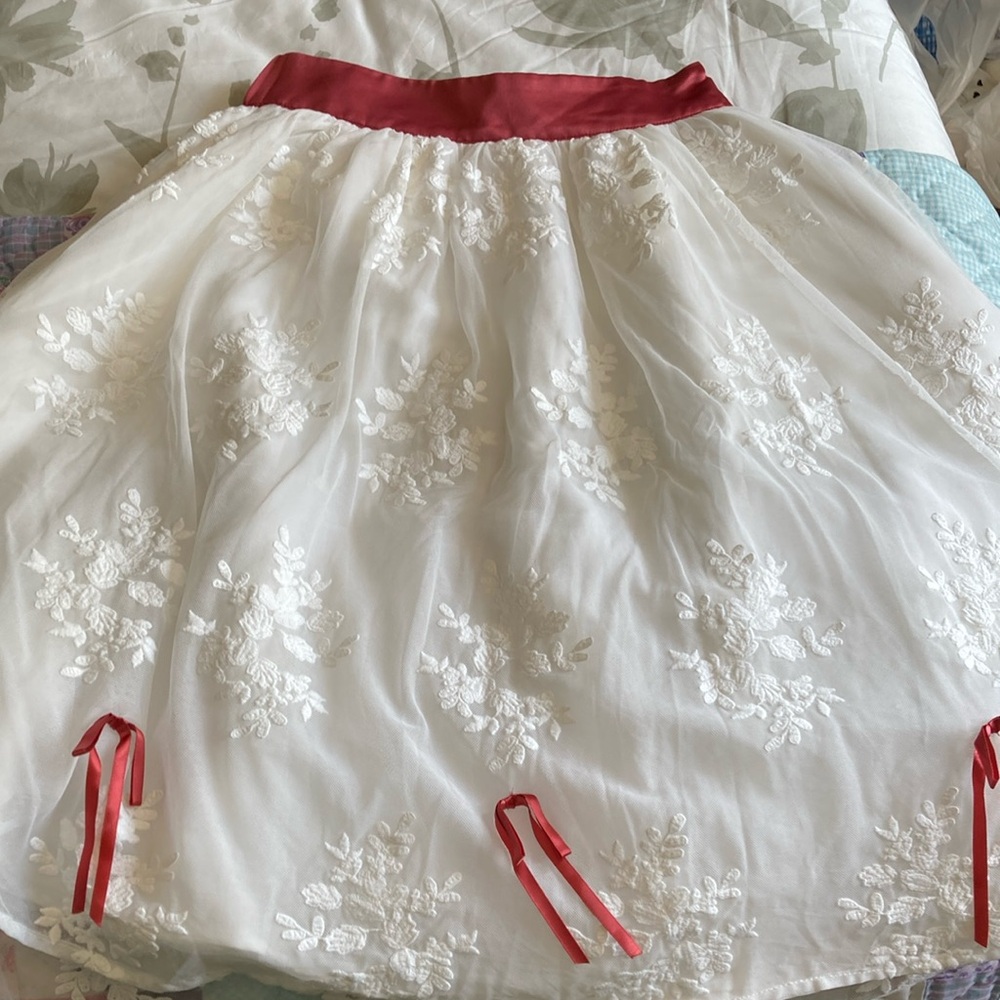 Disney Dress Shop Mary Poppins Midi Bow Skirt UK Epcot Pavilion Size S